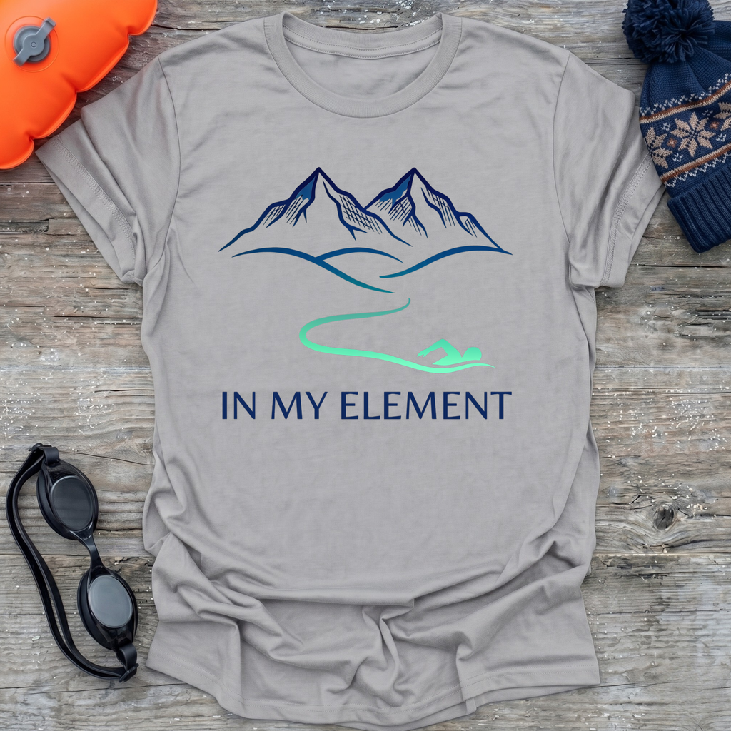 Element Green Swim Lines T-Shirt