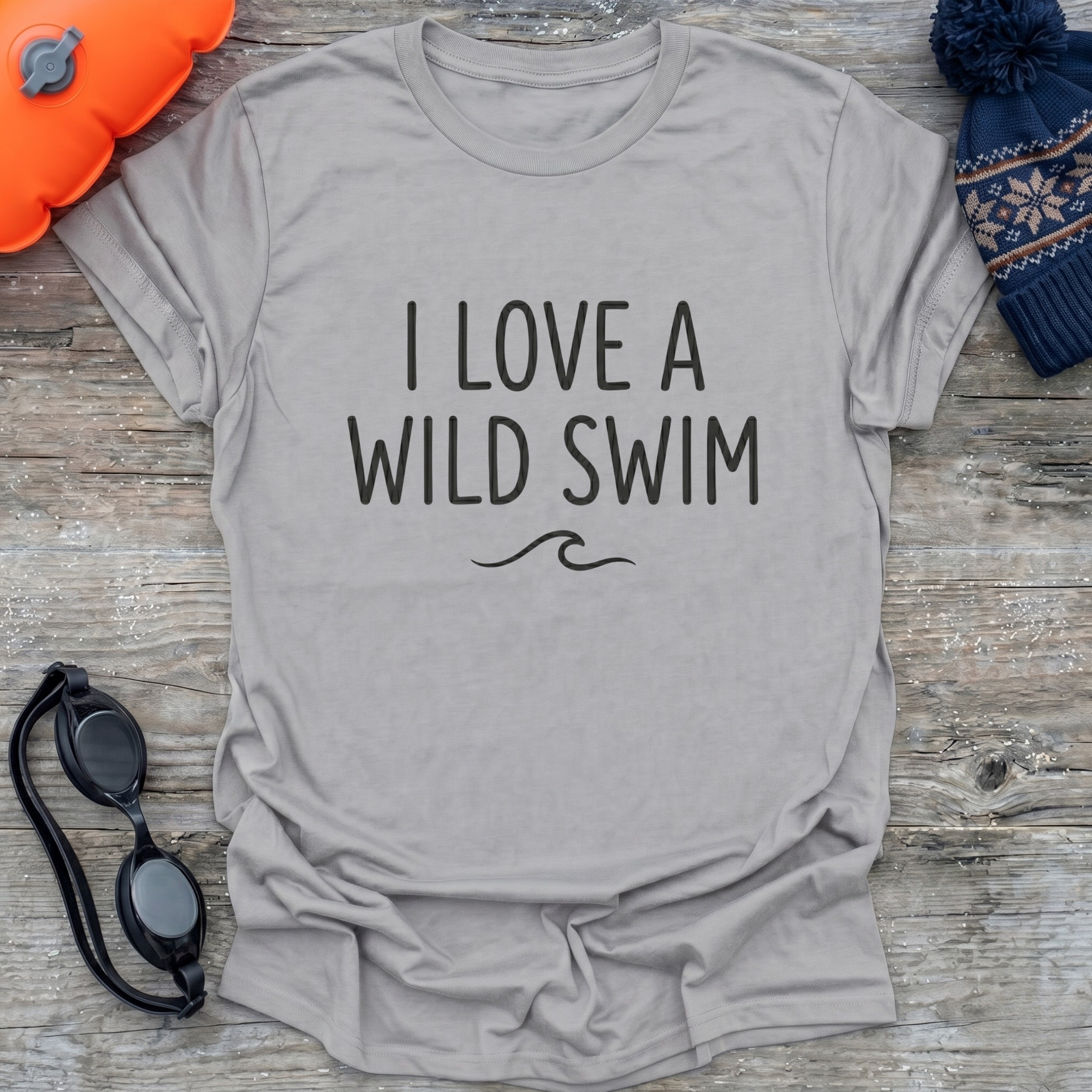 I Love A Wild Swim Wave T-Shirt