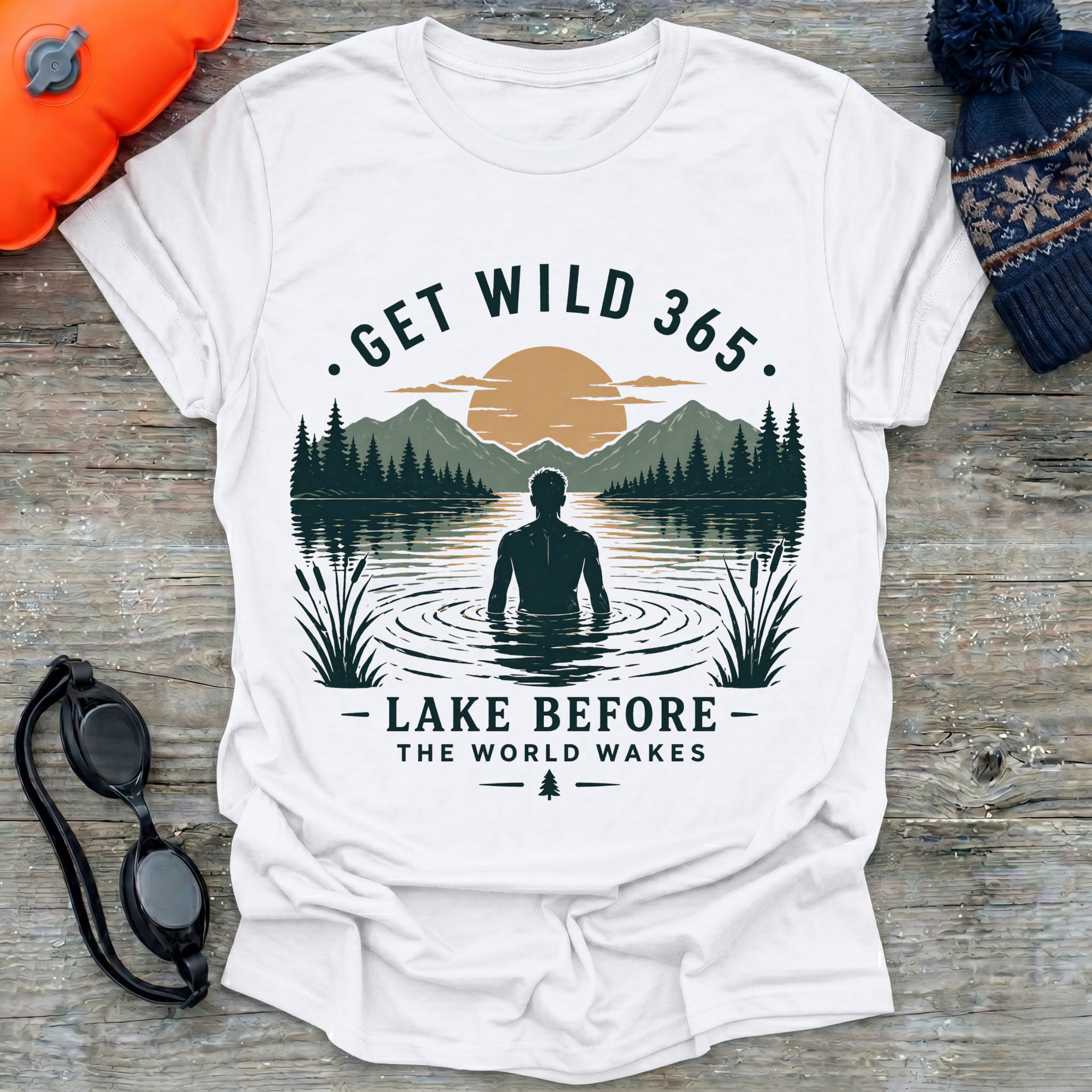 Lake Before World Wakes (m) T-Shirt