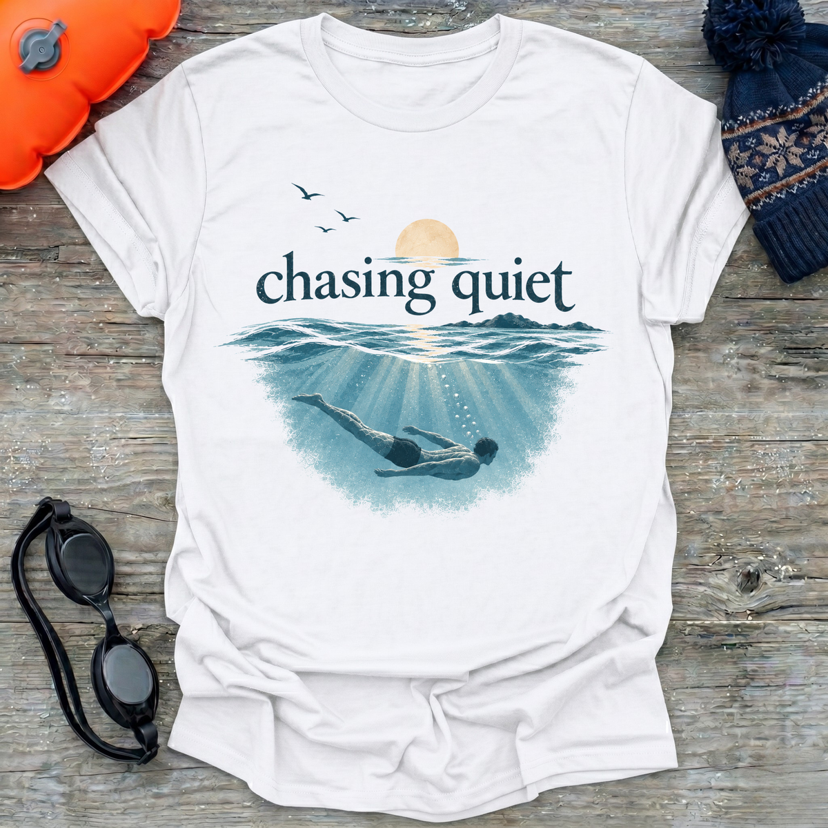 Chasing Quiet Swim (m) T-Shirt