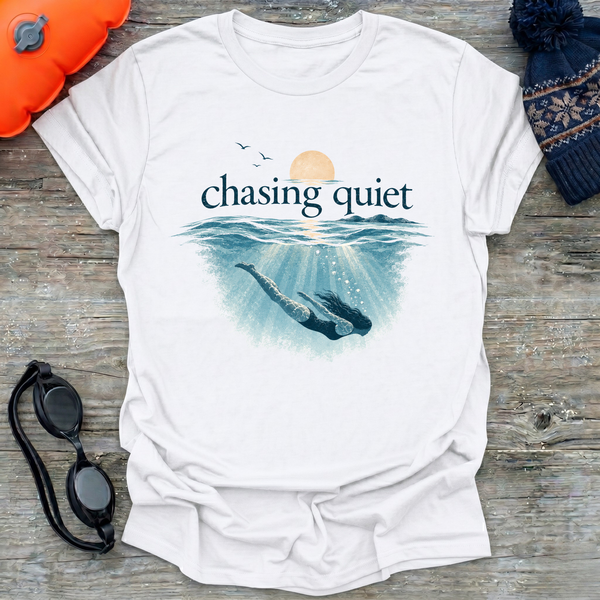 Chasing Quiet Swim (f) T-Shirt