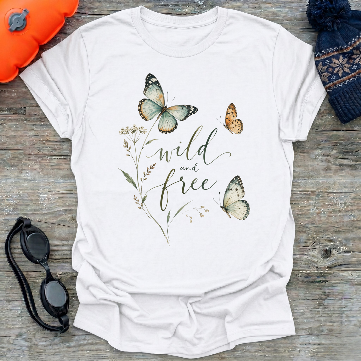 Wild & Free Butterflies T Shirt