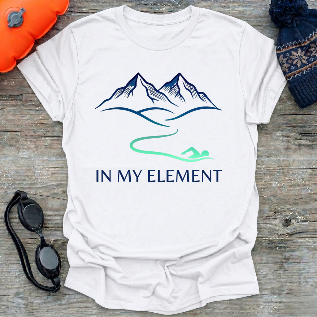 Element Green Swim Lines T-Shirt