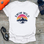 Mountain Sunset Swimmer T-Shirt
