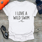 I Love A Wild Swim Wave T-Shirt