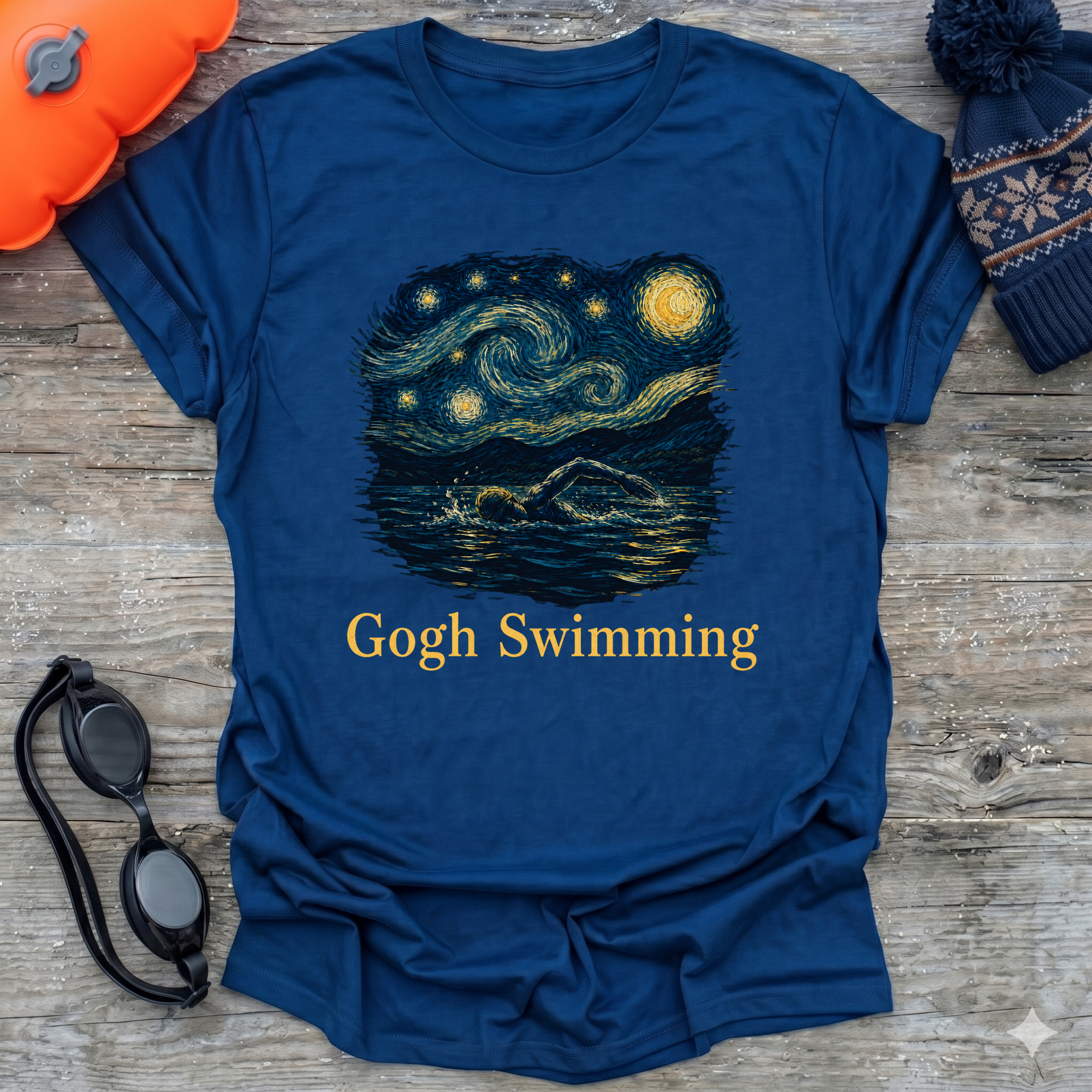 Gogh Swimming T-Shirt