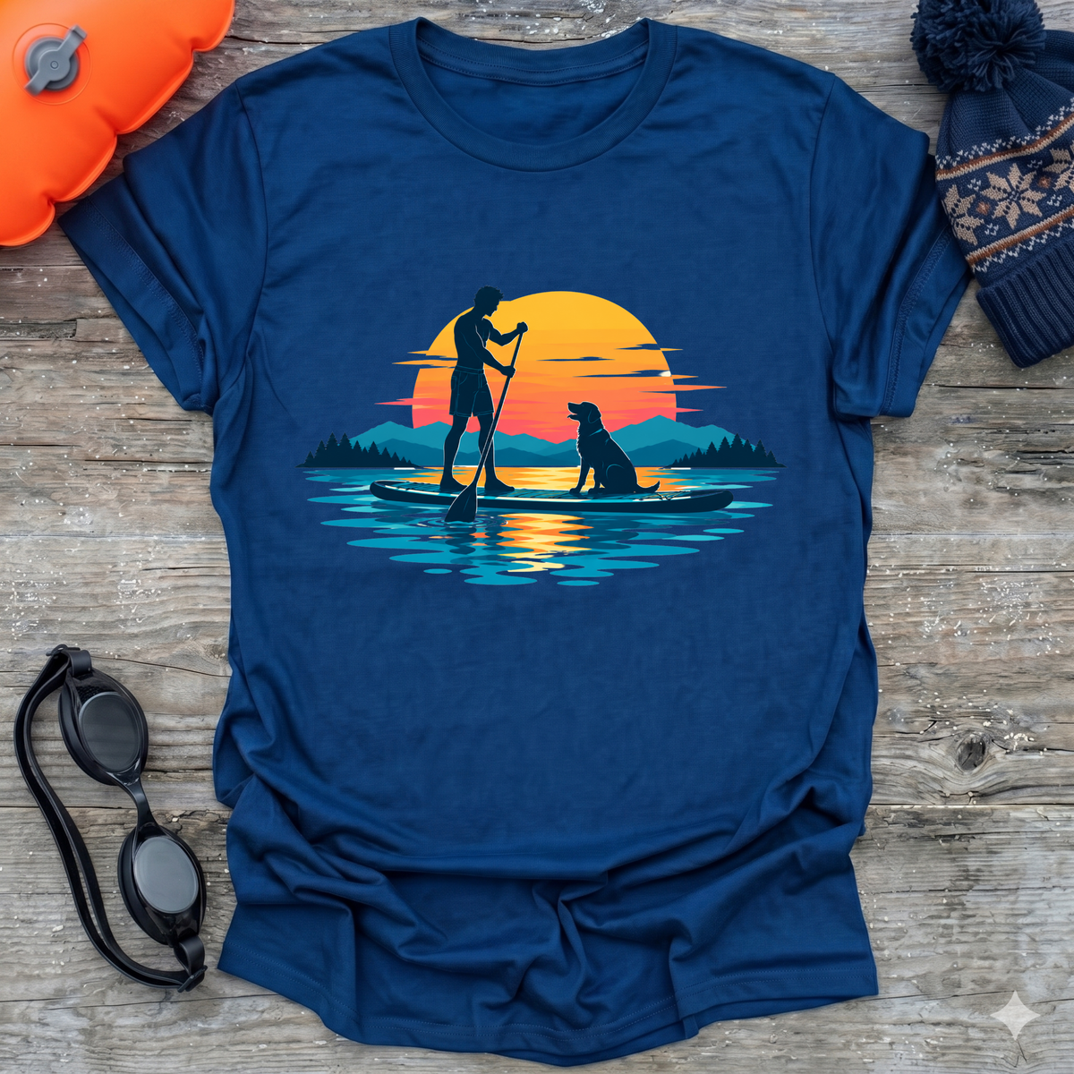SUP Man & Dog T-Shirt