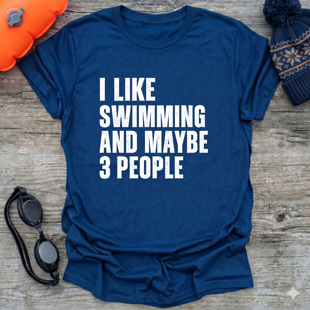 I Like 3 Swim T-Shirt