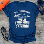 Weekend Swim Forecast T-Shirt