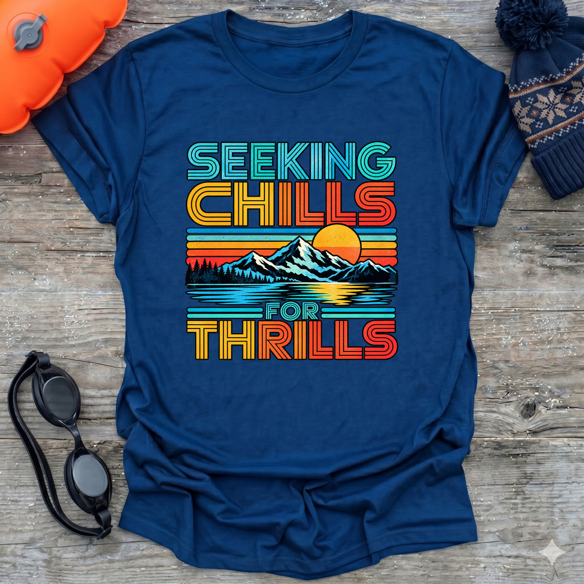 Seeking Chills Multicolour T-Shirt