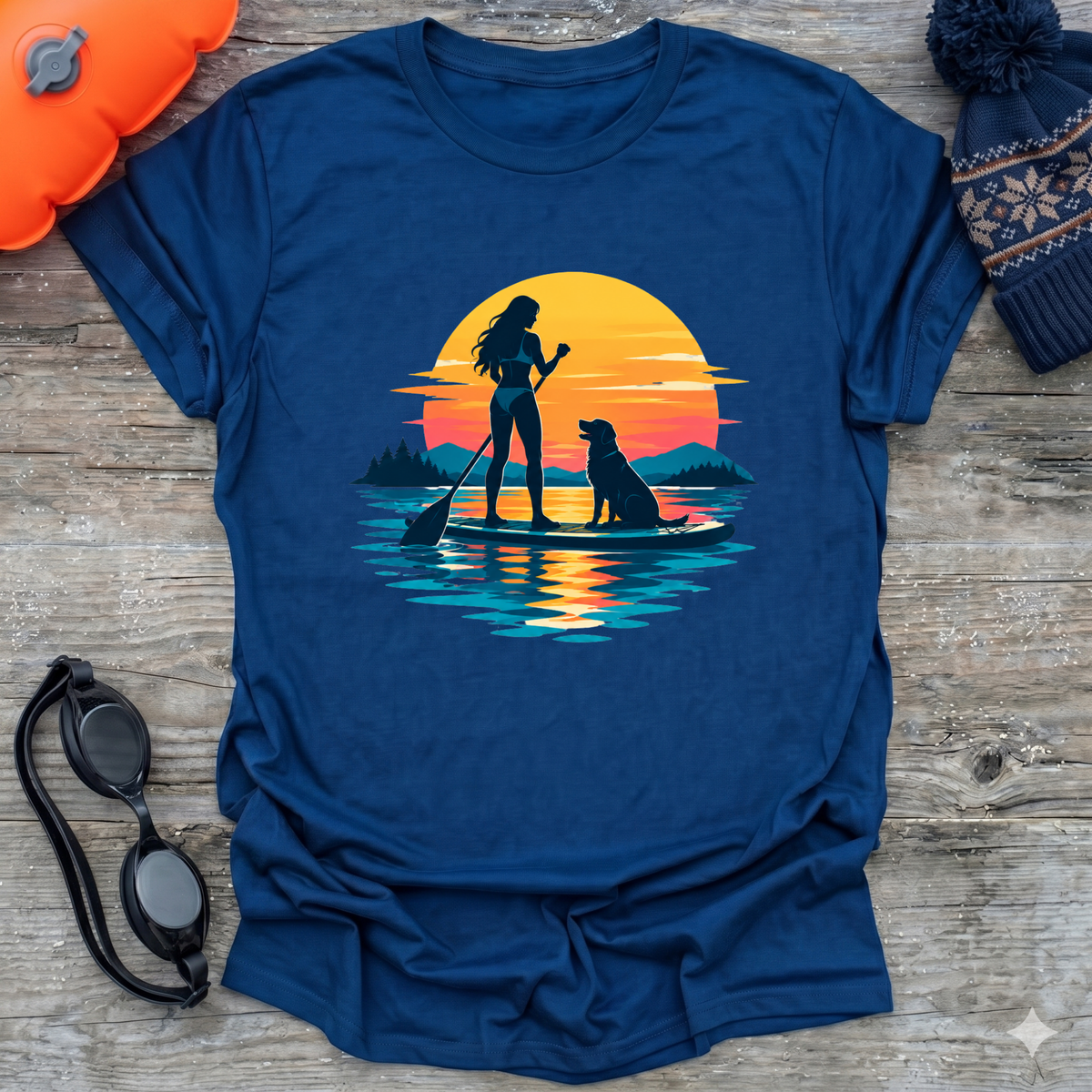 SUP Woman & Dog T-Shirt