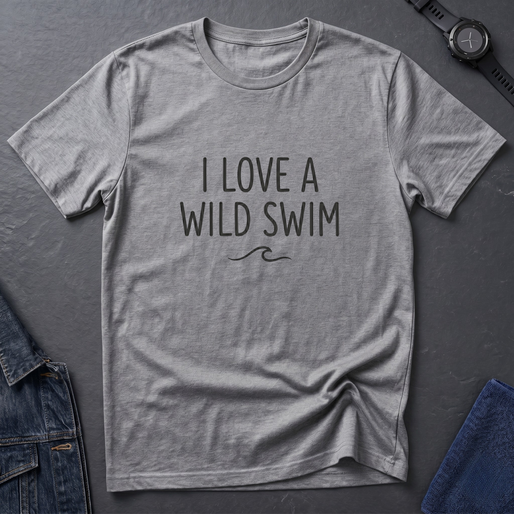 I love a wild swim wave T-Shirt