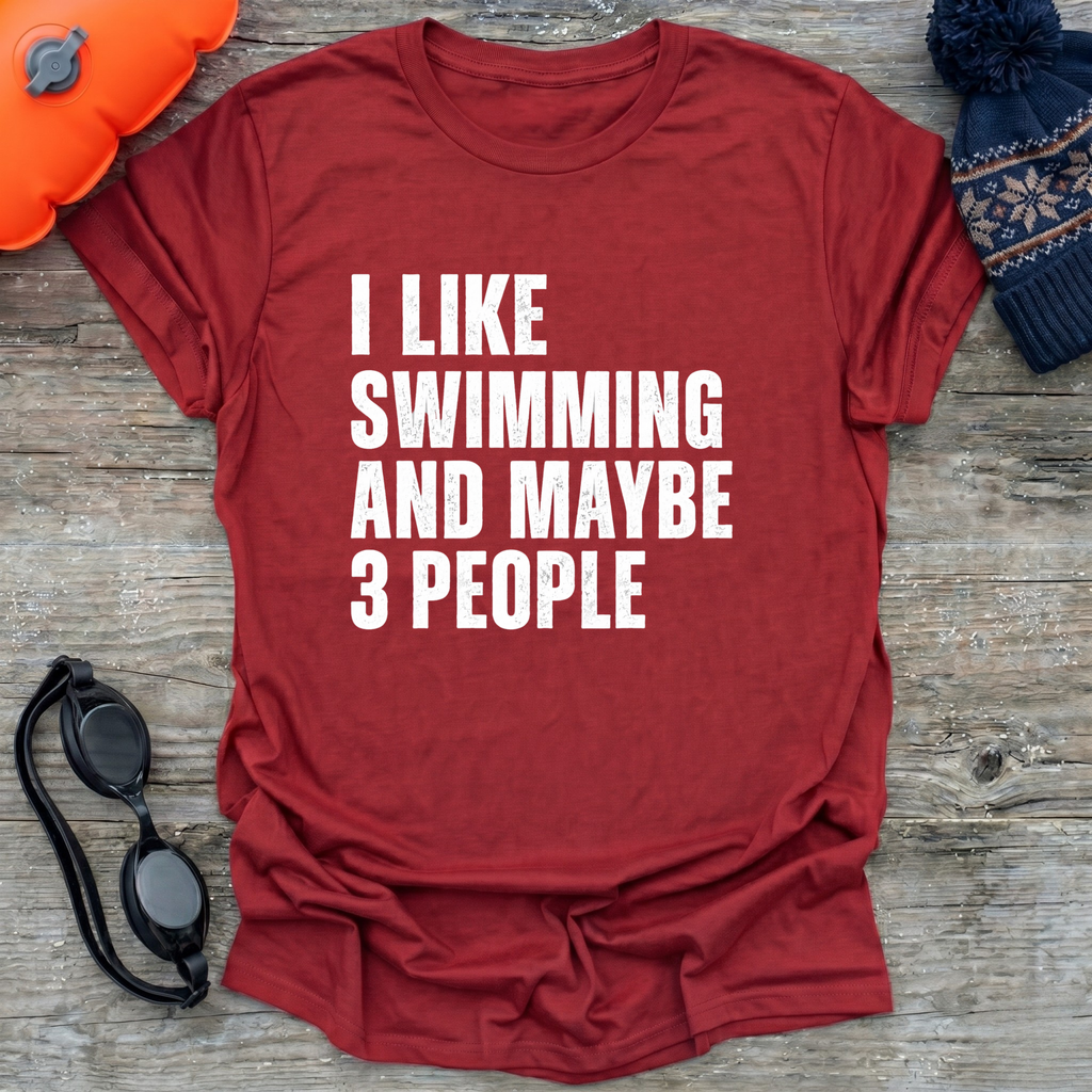 I Like 3 Swim T-Shirt