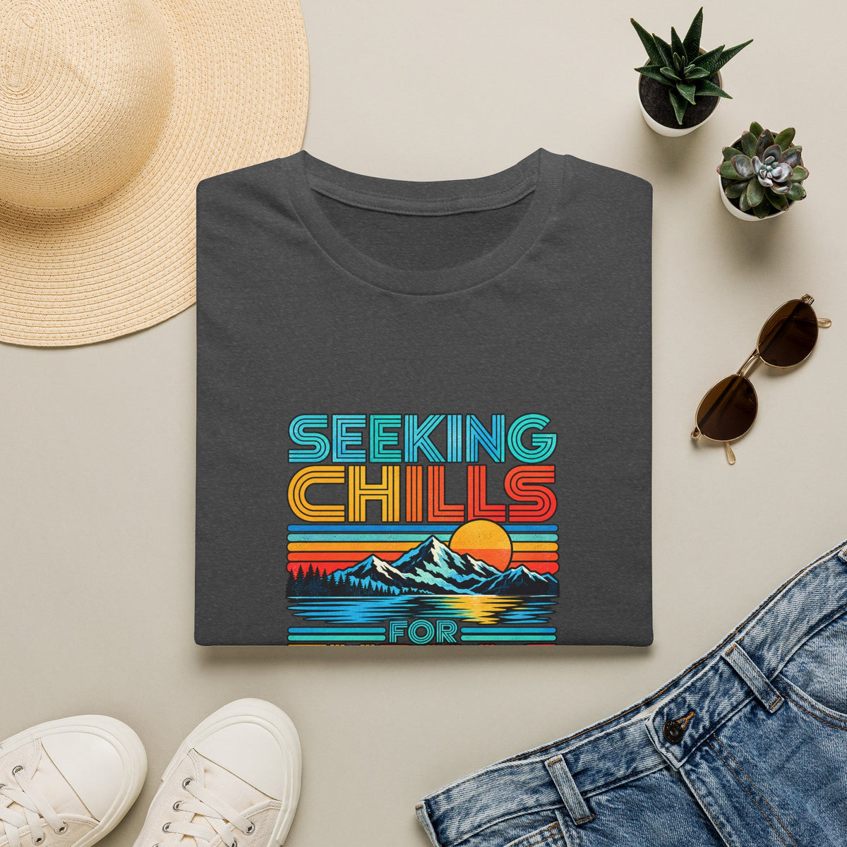 Seeking Chills Multicolour T-Shirt