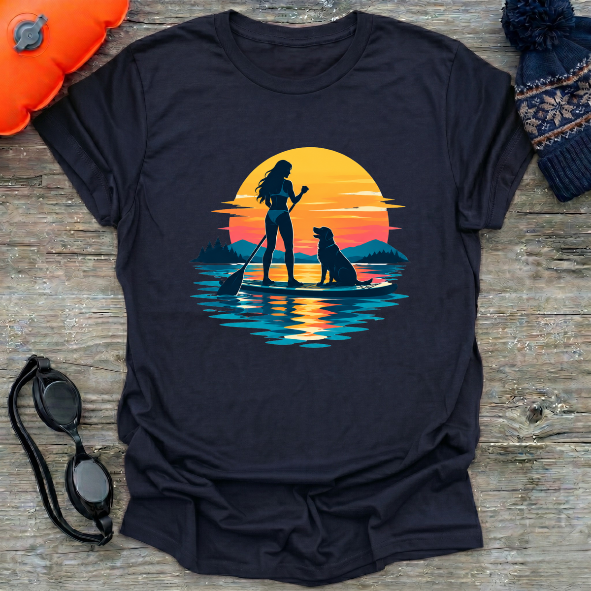 SUP Woman & Dog T-Shirt