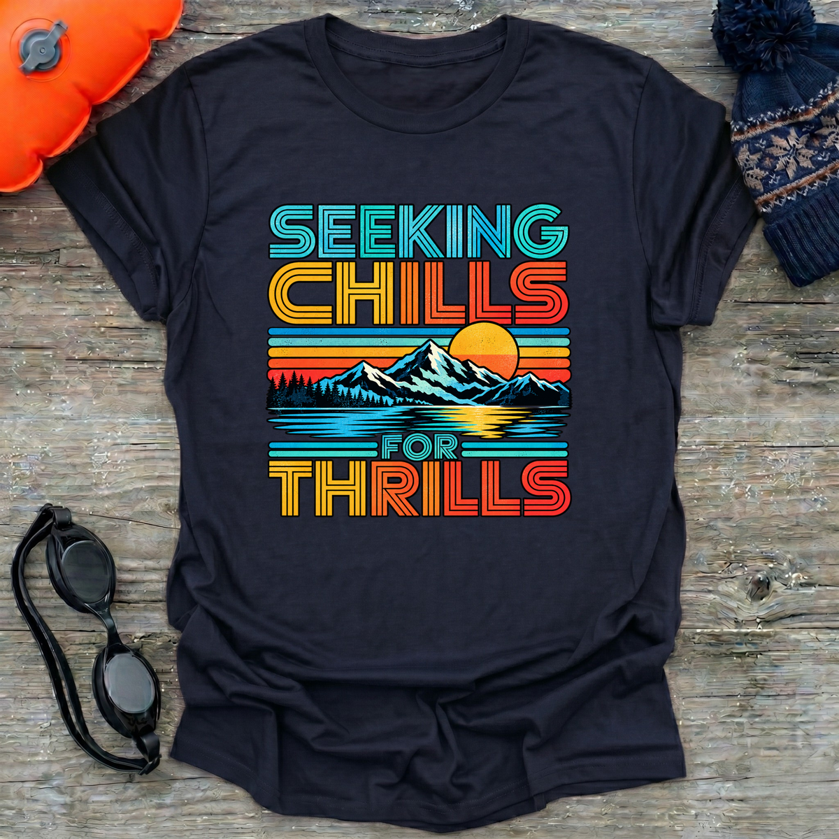 Seeking Chills Multicolour T-Shirt