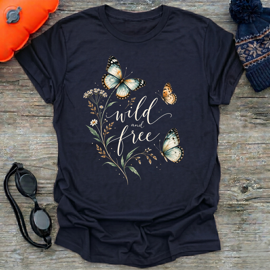 Wild & Free Butterflies T Shirt