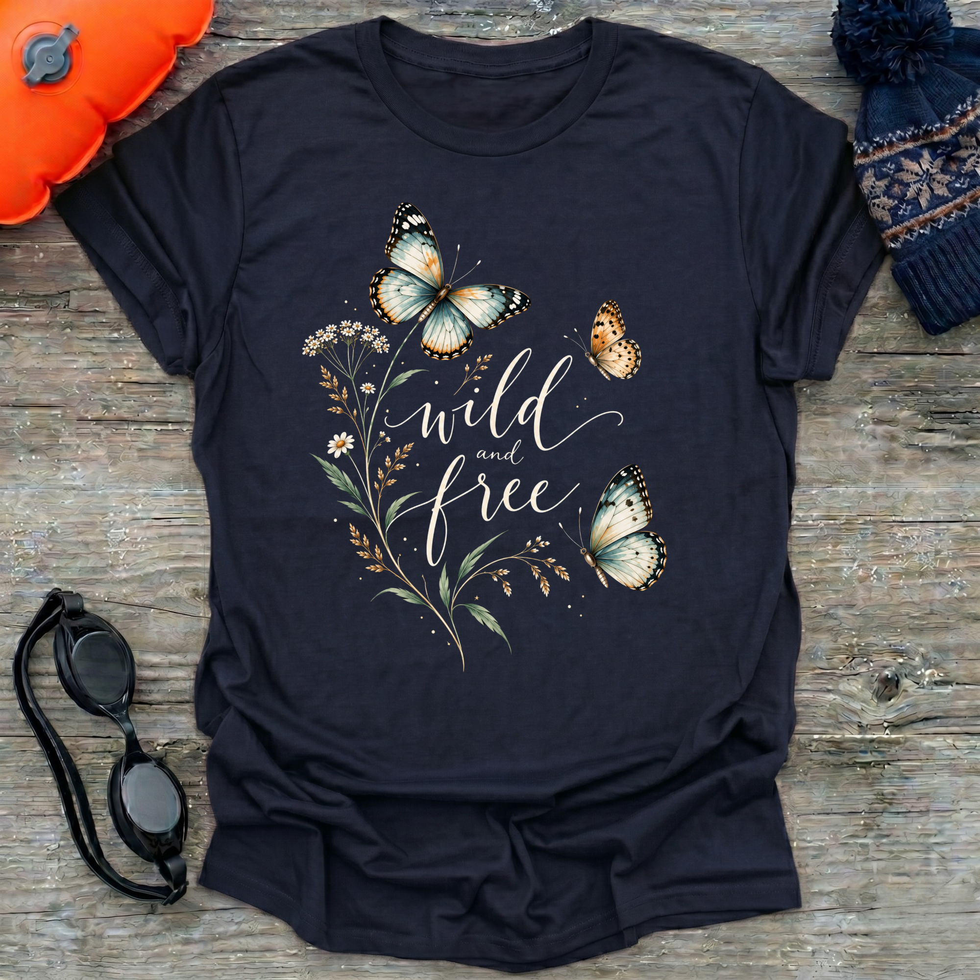 Wild & Free Butterflies T Shirt