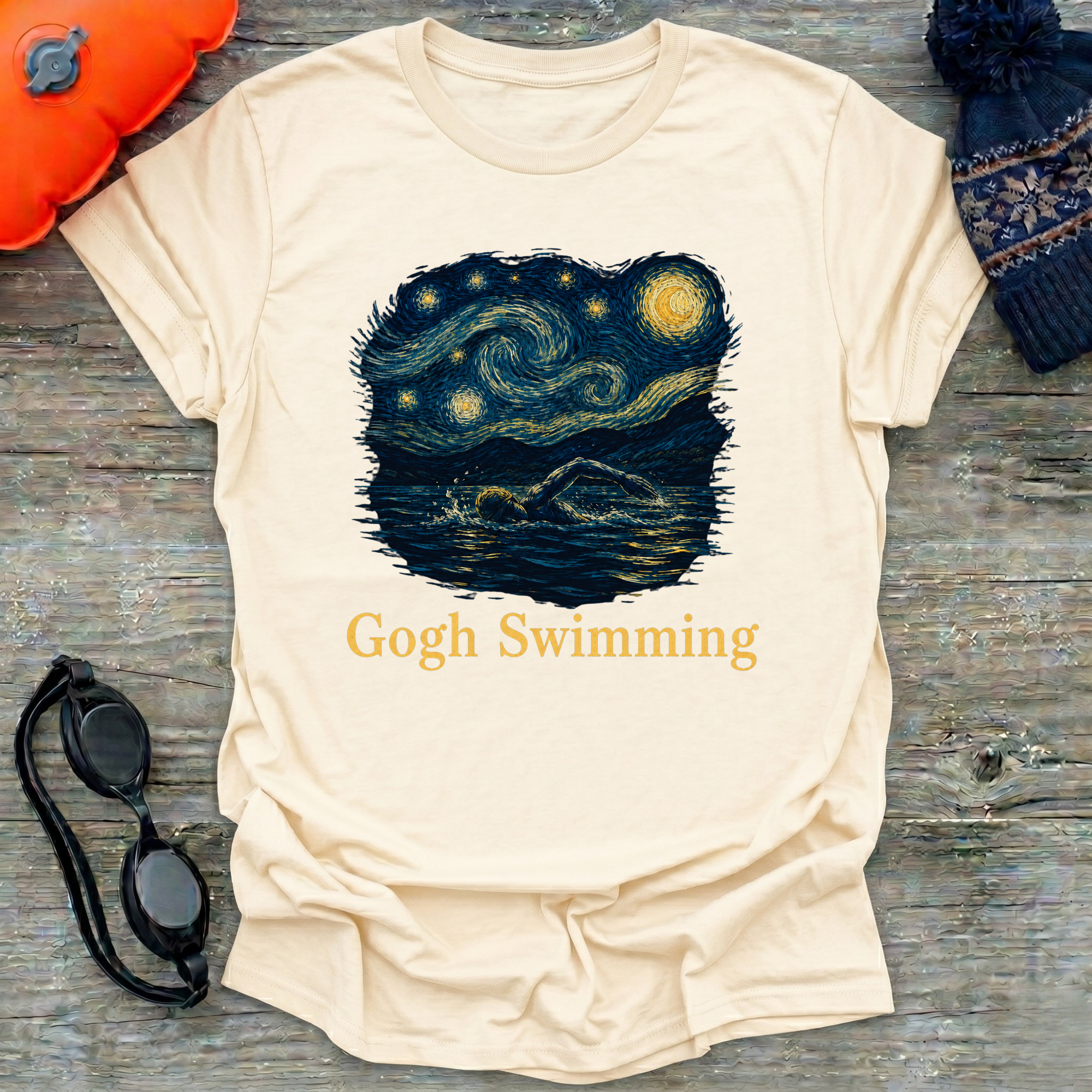 Gogh Swimming T-Shirt
