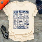 Swim Hat Cartoon T-Shirt