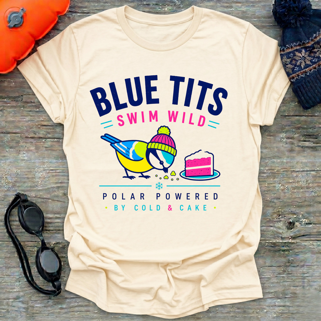 Blue Tits Cake T-Shirt