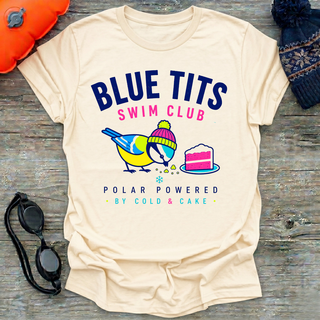 Blue Tits Cake T-Shirt