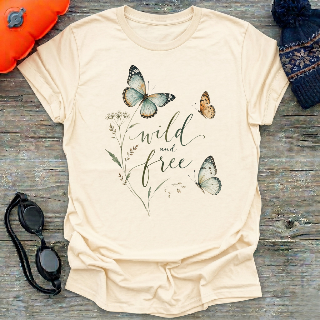 Wild & Free Butterflies T Shirt
