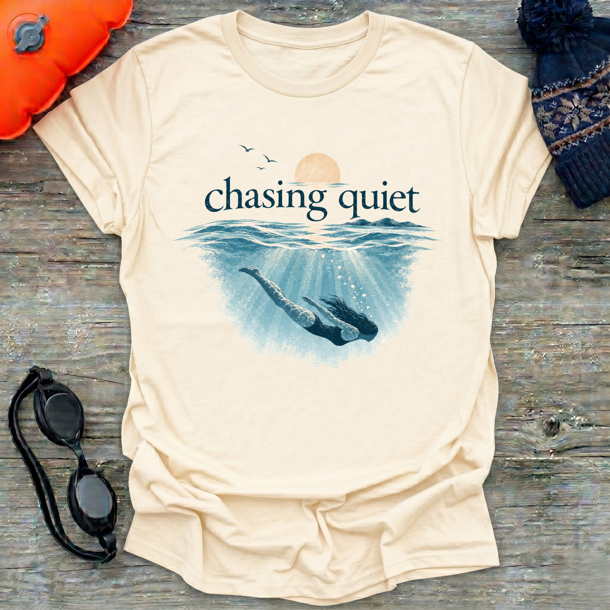 Chasing Quiet Swim (f) T-Shirt
