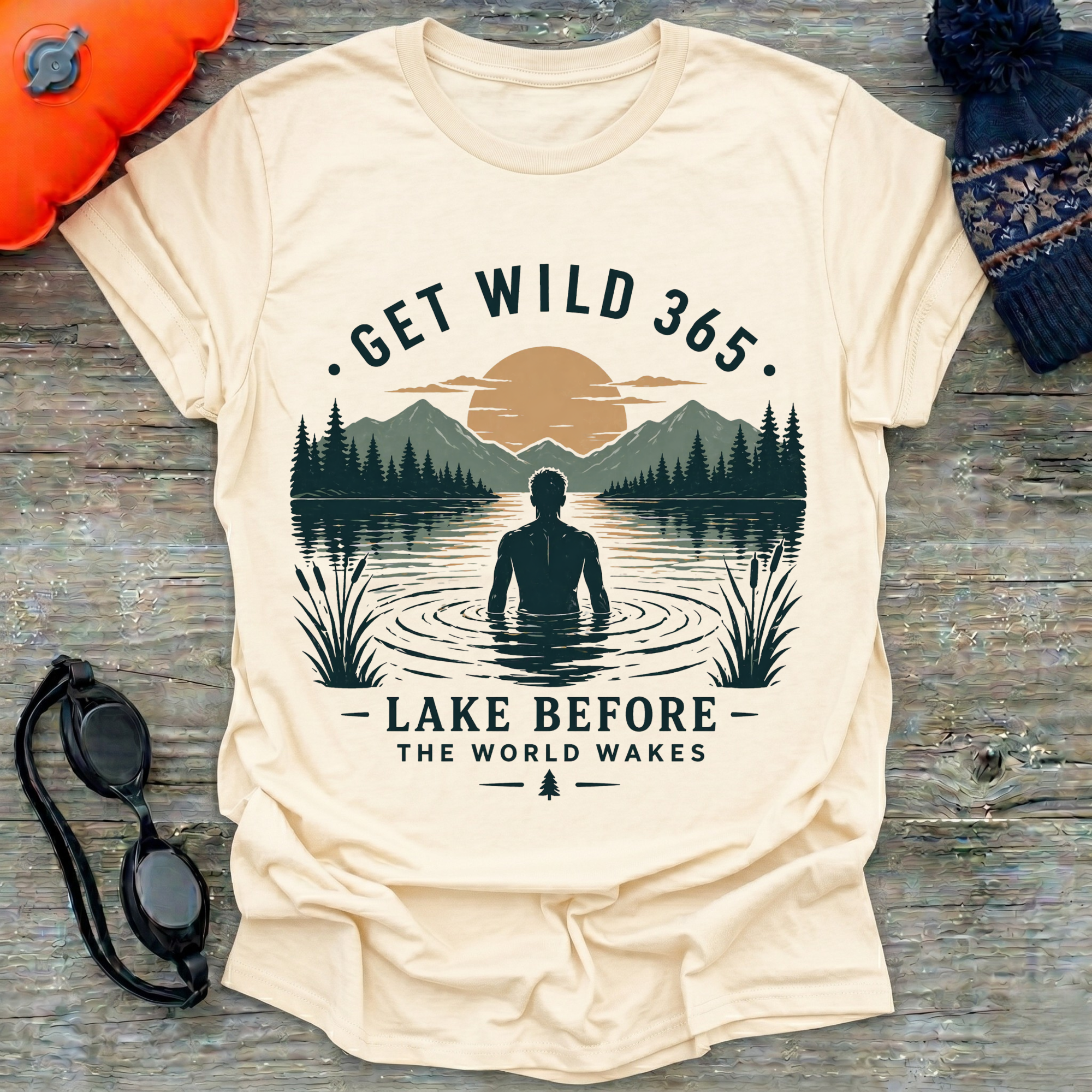 Lake Before World Wakes (m) T-Shirt