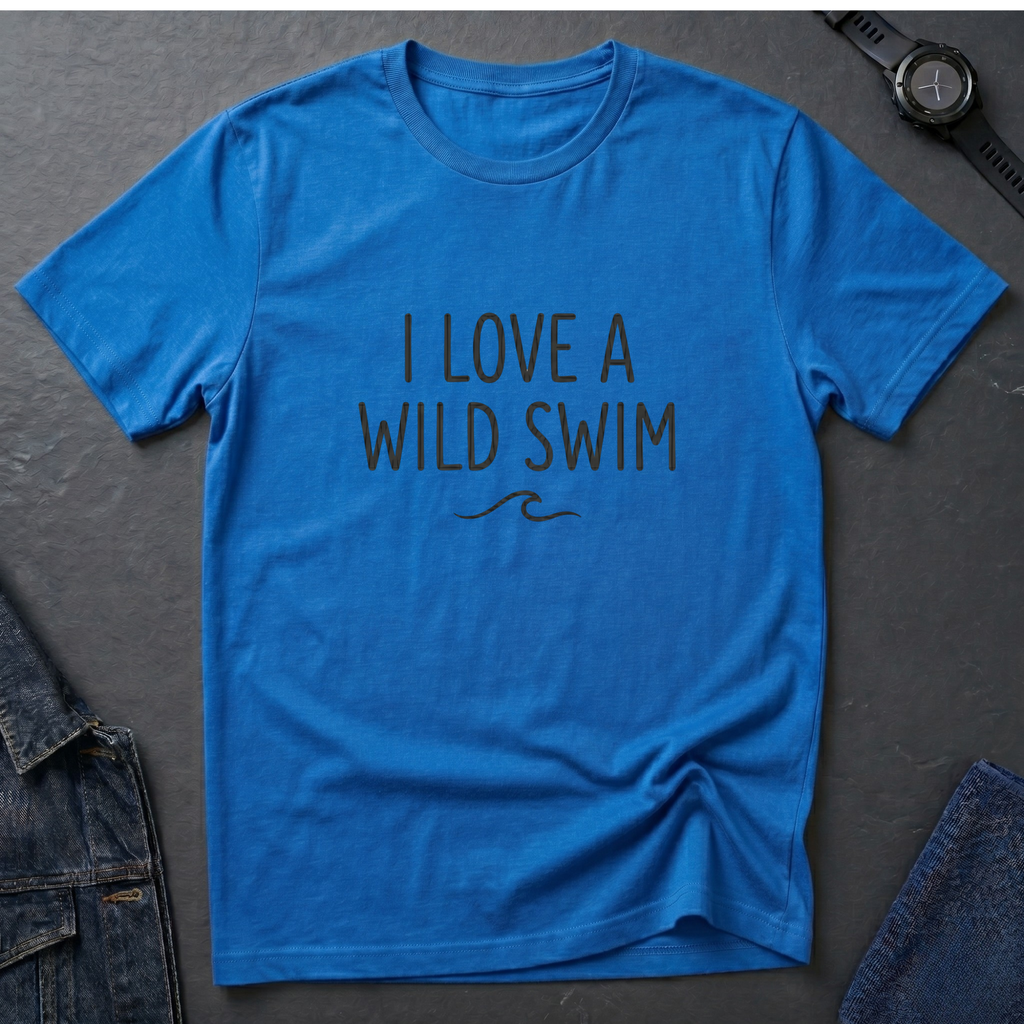 I love a wild swim wave T-Shirt