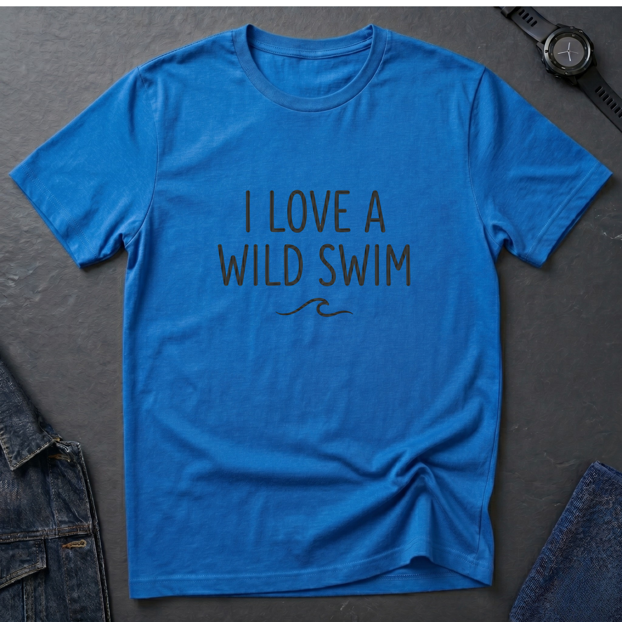 I love a wild swim wave T-Shirt