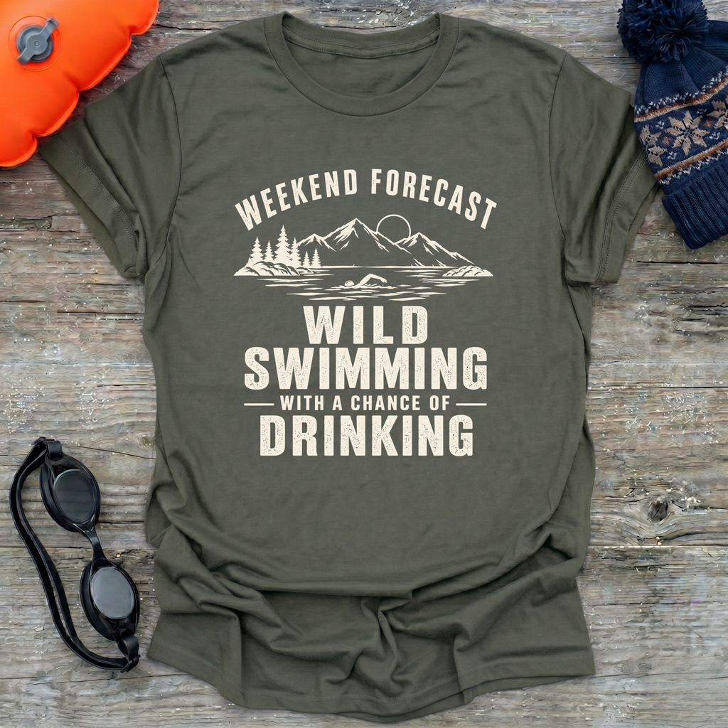 Weekend Swim Forecast T-Shirt