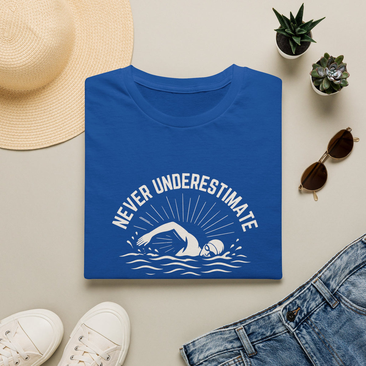Never Underestimate (m) T-Shirt