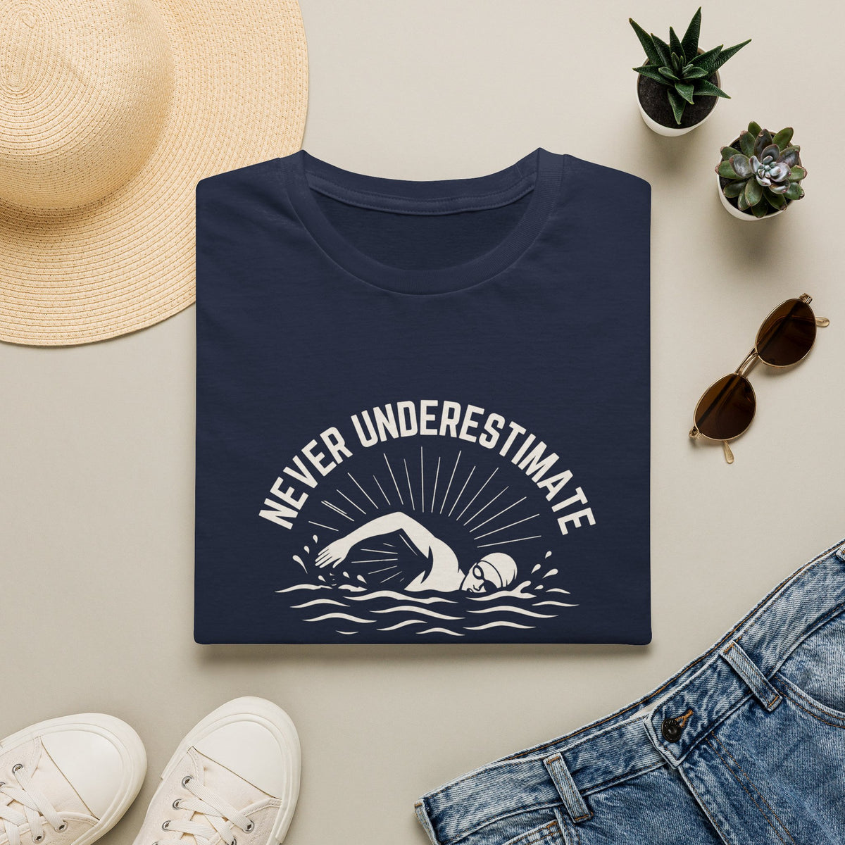 Never Underestimate (m) T-Shirt