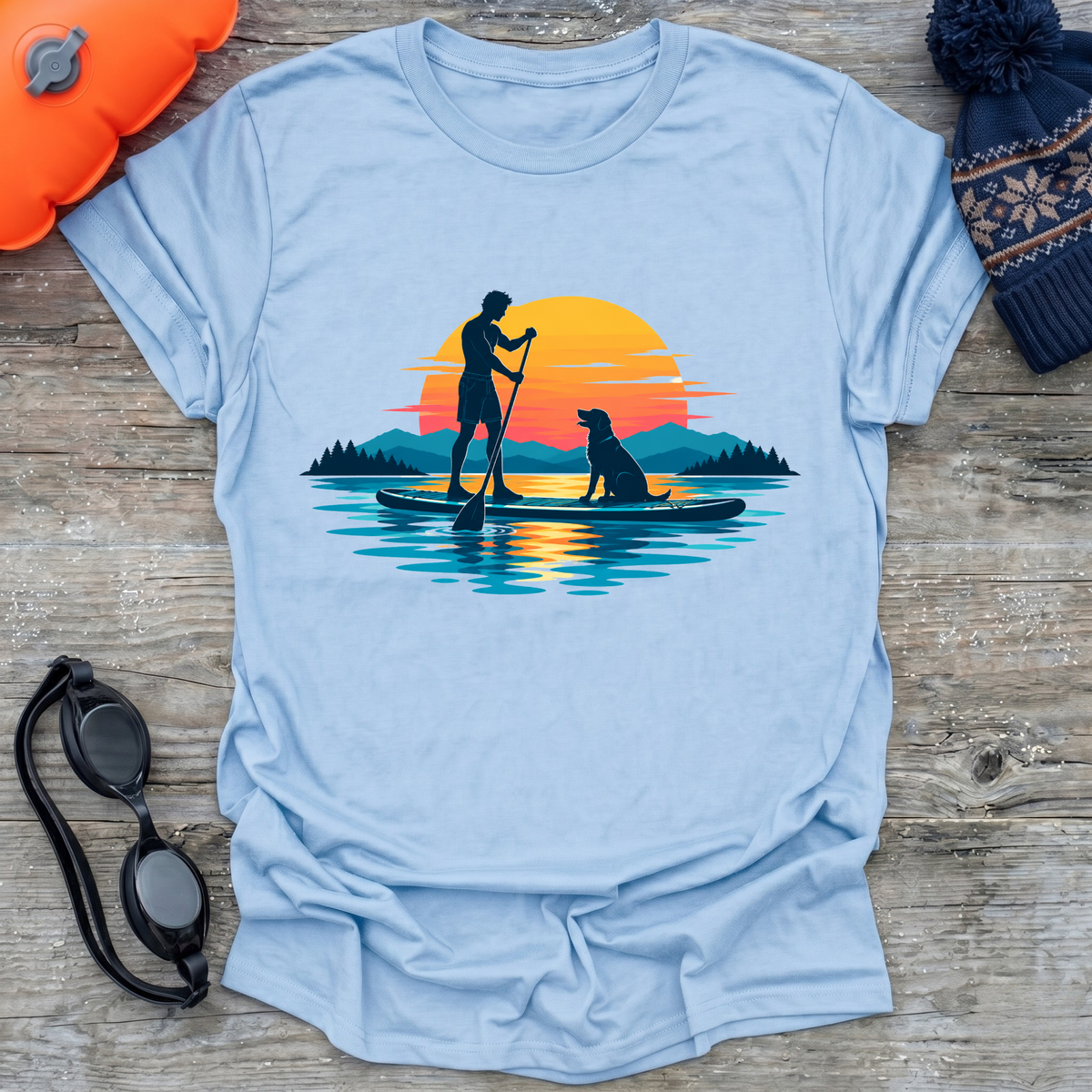 SUP Man & Dog T-Shirt