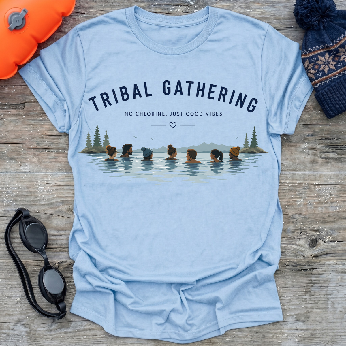 Tribal Gathering Swim T-Shirt