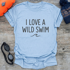 I Love A Wild Swim Wave T-Shirt