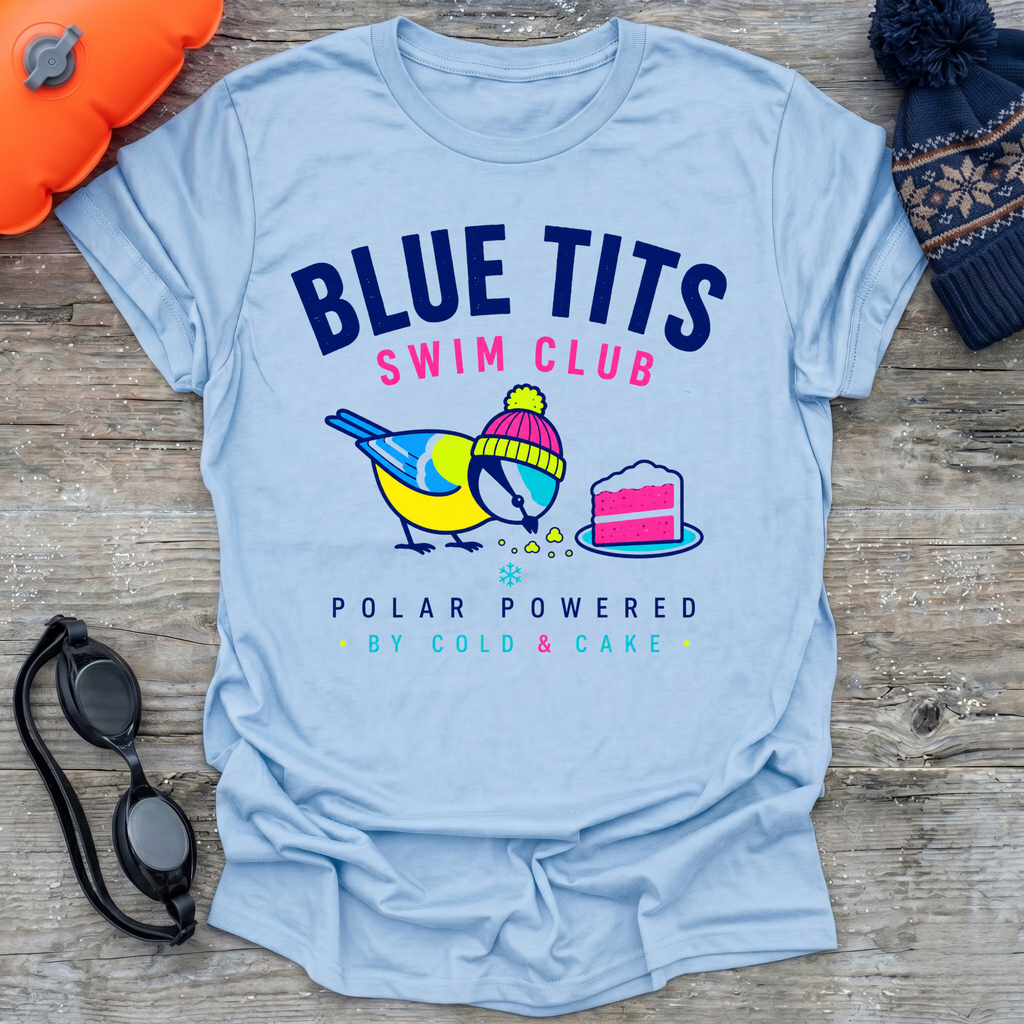Blue Tits Cake T-Shirt