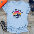 Mountain Sunset Swimmer T-Shirt