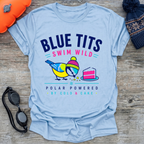 Blue Tits Cake T-Shirt