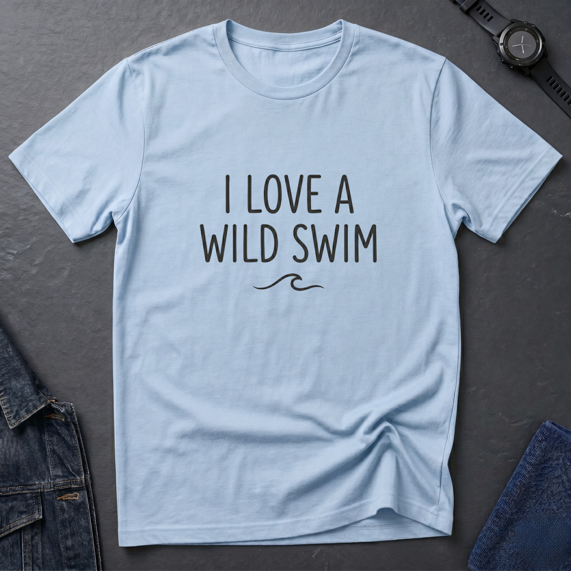 I love a wild swim wave T-Shirt