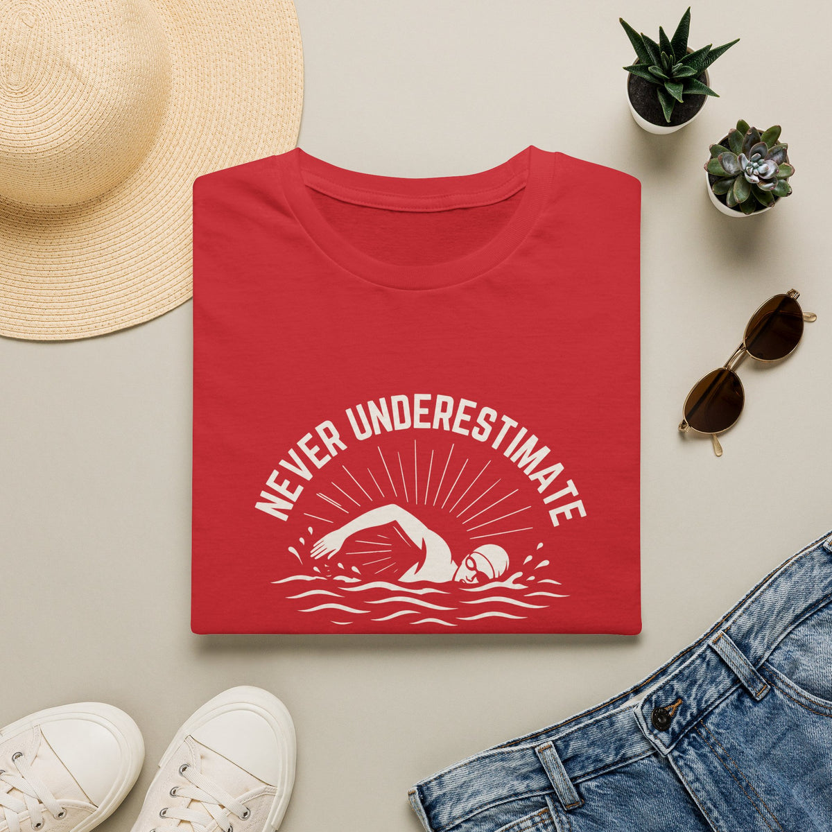 Never Underestimate (m) T-Shirt