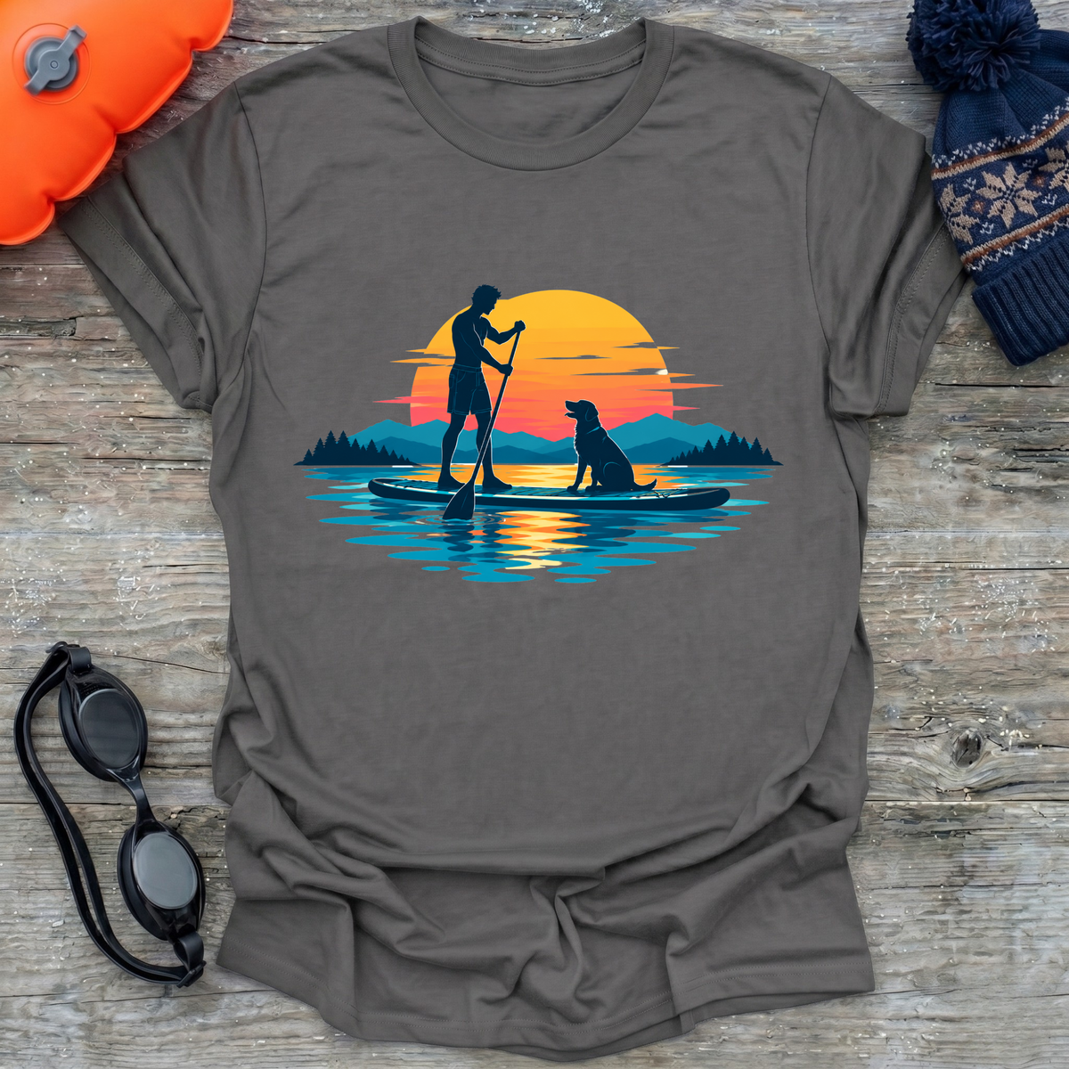 SUP Man & Dog T-Shirt
