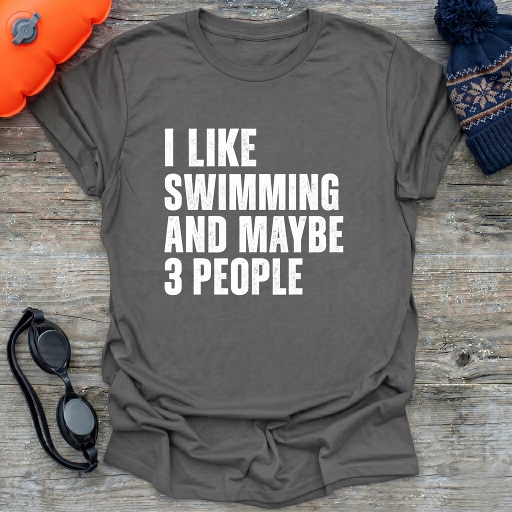 I Like 3 Swim T-Shirt