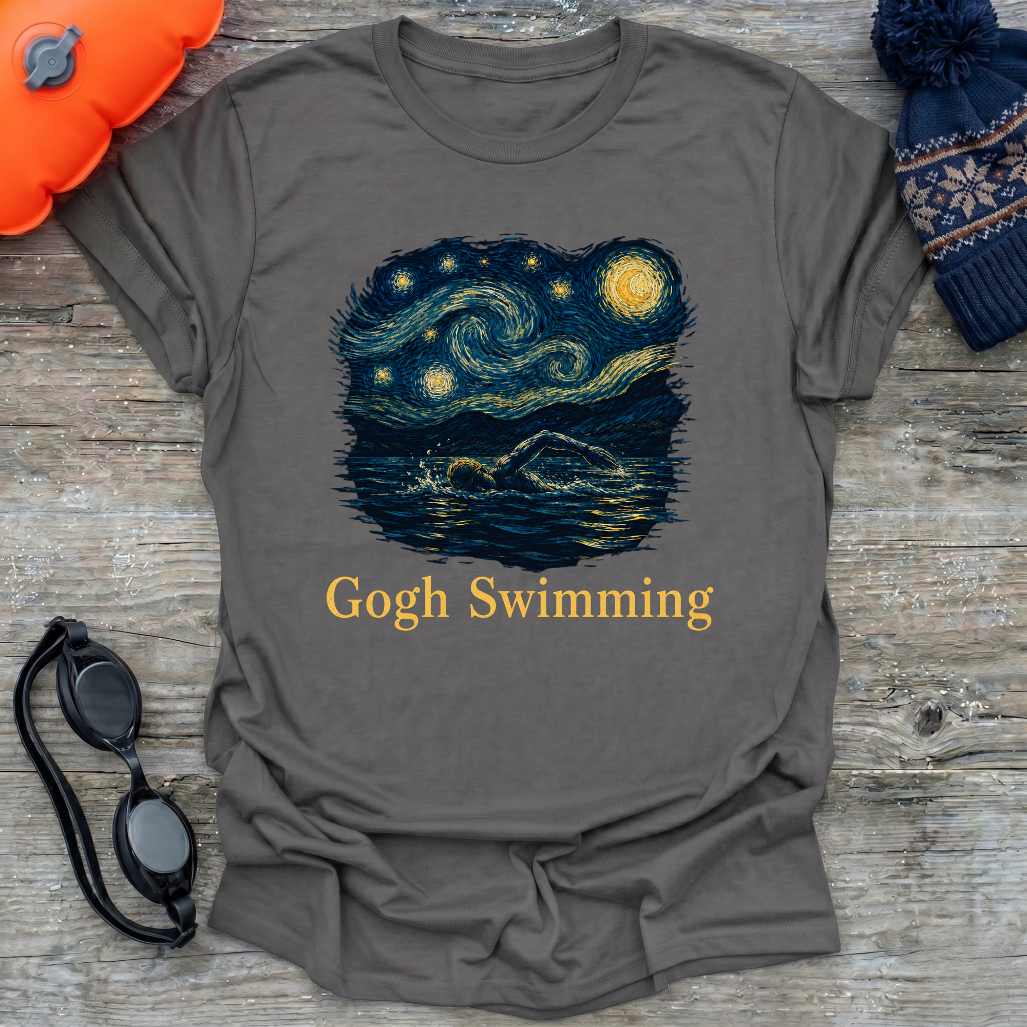 Gogh Swimming T-Shirt