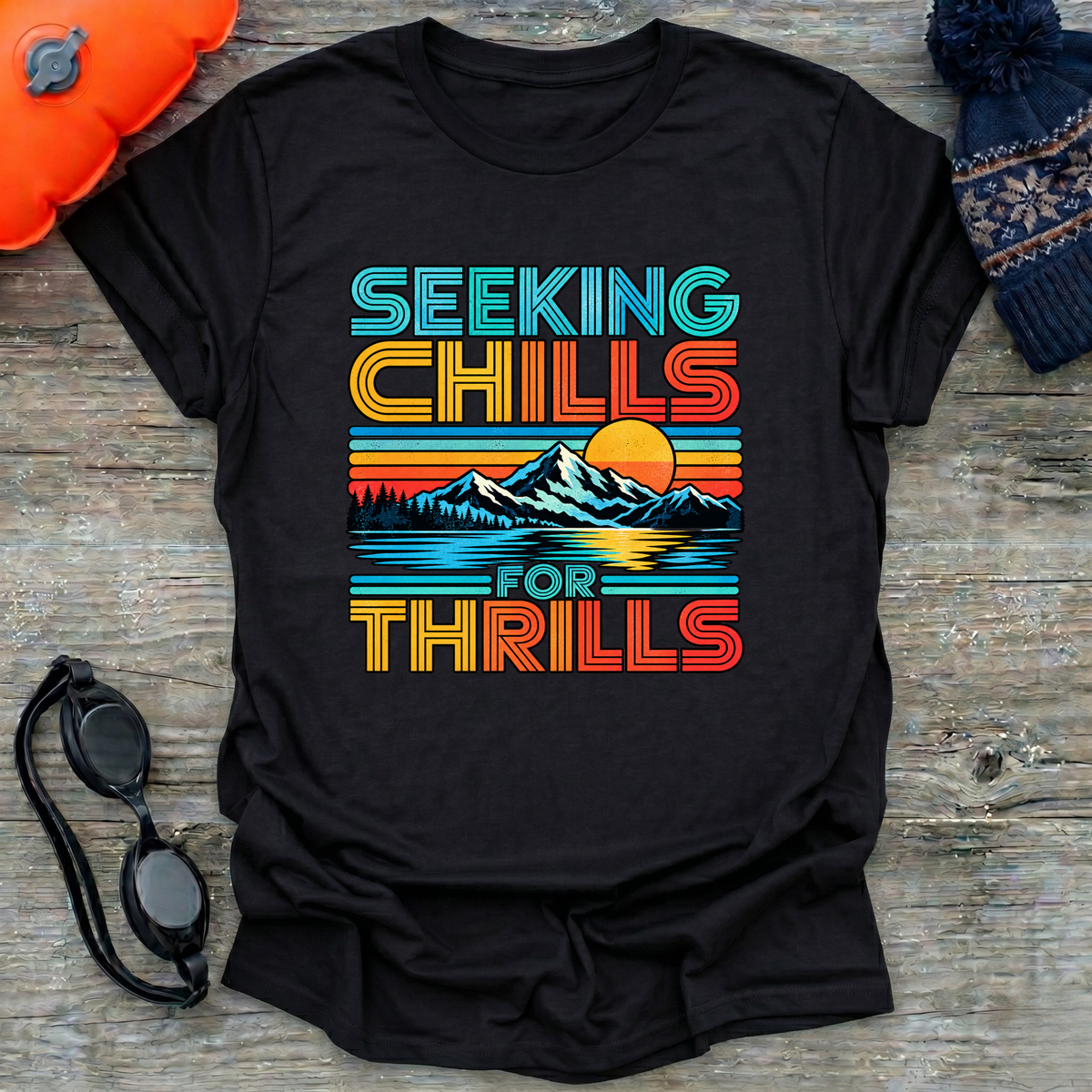 Seeking Chills Multicolour T-Shirt