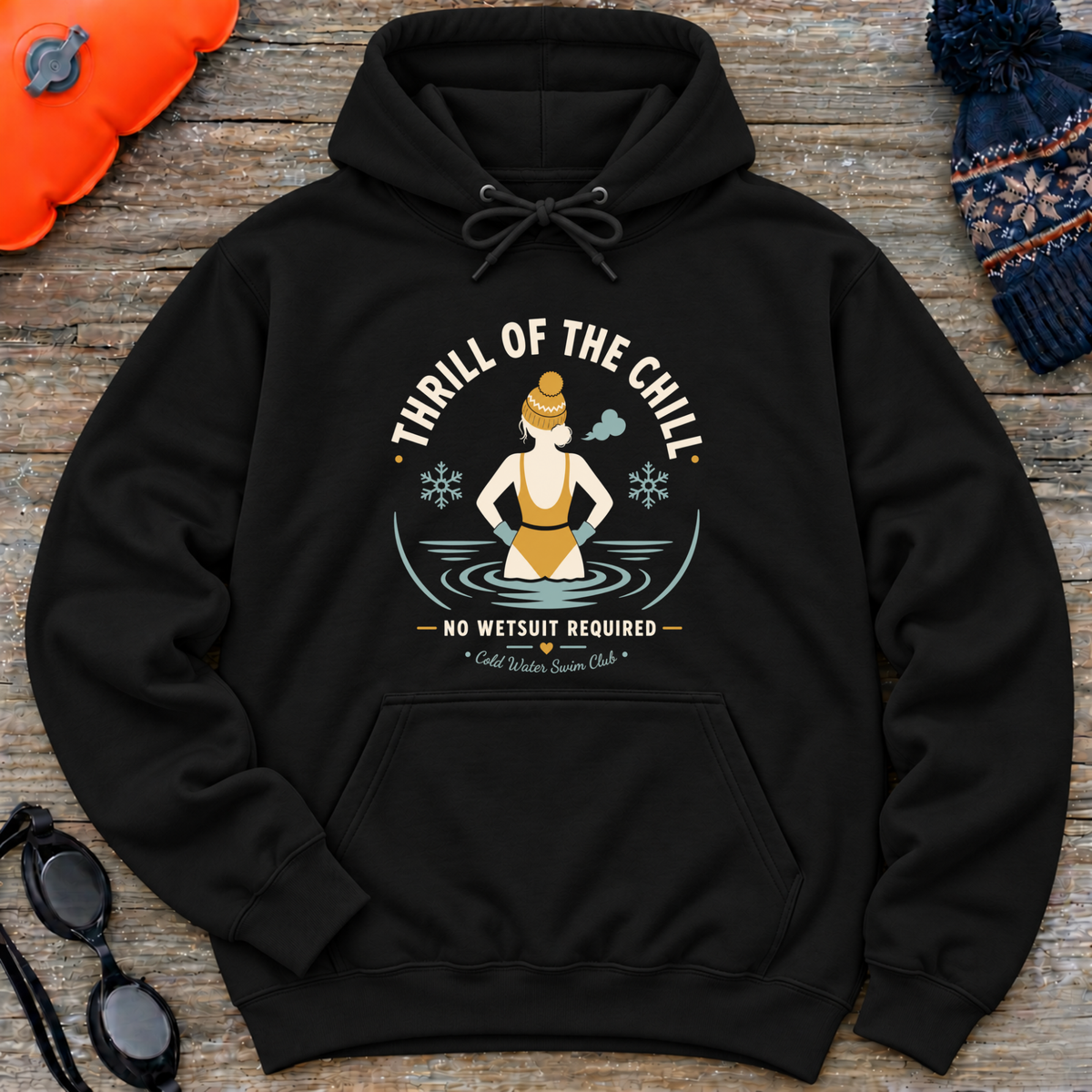 No Wetsuit Thrills Hooded Sweatshirt