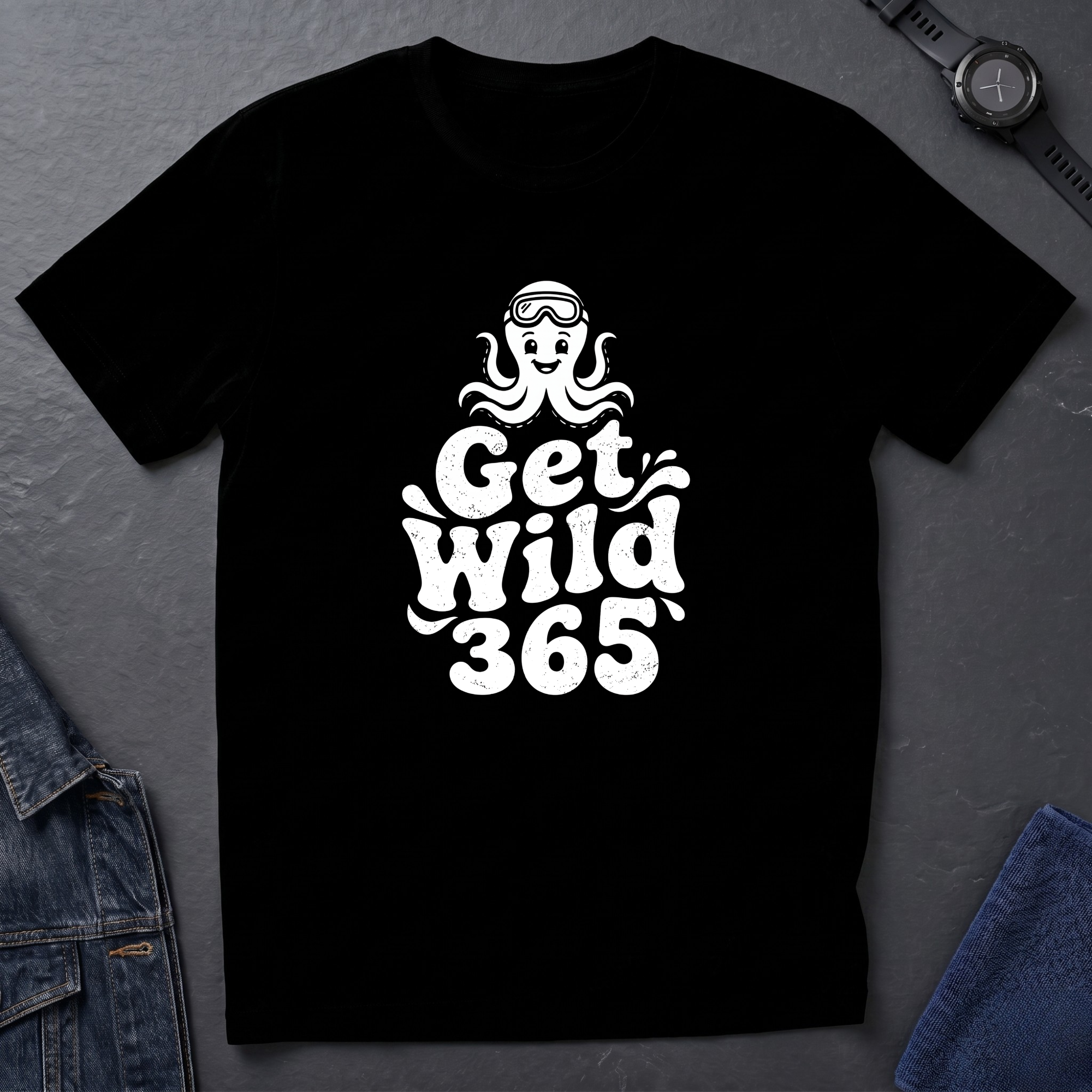 Cartoon Octopus Wild 365 T Shirt