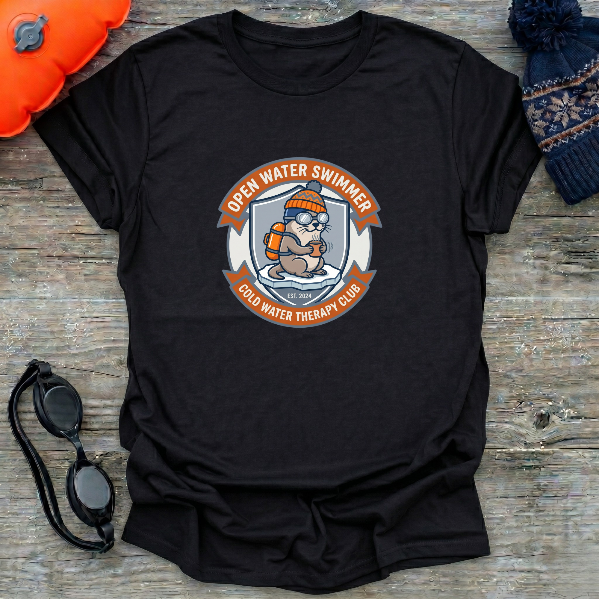 Otter on Iceberg T Shirt