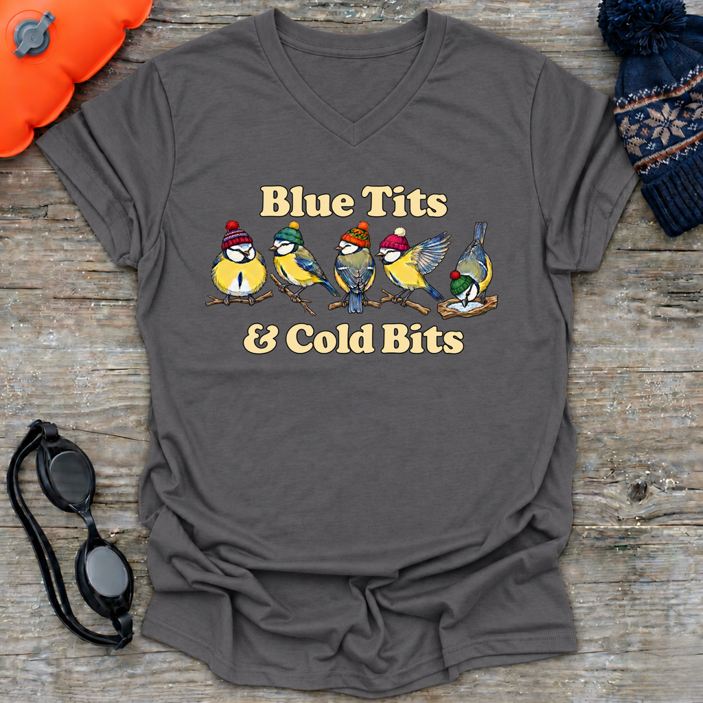 Blue Tits V Neck